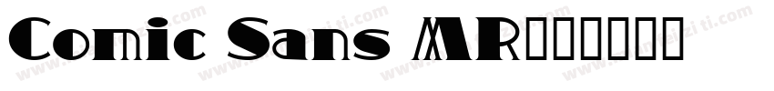 Comic Sans MR字体转换